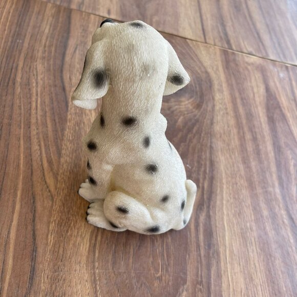 Vintage Staffordshire Spotted Whippet Dalmatian Dog Figurine Porcelain - Picture 3 of 5